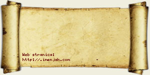 Veljko Bzenić vizit kartica